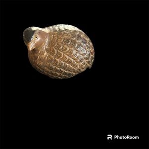 Vintage Ceramic Quail Figurine Japan Otagiri Mercantile Company